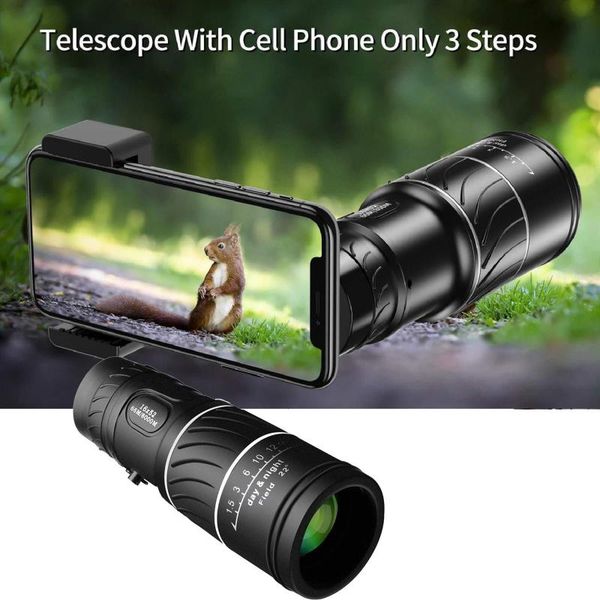 telescope & binoculars high power hd monocular 16x52 double focusing low light night vision for camping hunting gift
telescope & binoculars high power hd monocular 16x52 double focusing low light night vision for camping hunting gift