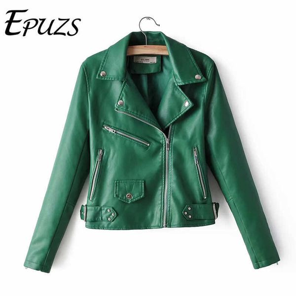 red yellow leather jacket women long sleeve zipper pu biker jacket streetwear motorcycle black faux leather coat full 210929
red yellow leather jacket women long sleeve zipper pu biker jacket streetwear motorcycle black faux leather coat full 210929