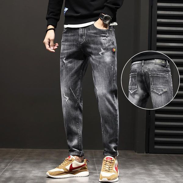 2021 new men's classic slim-fit jeans business cotton elastic regular fit denim pants male brand trousers hip hop pants, Blue
2021 new men's classic slim-fit jeans business cotton elastic regular fit denim pants male brand trousers hip hop pants, Blue