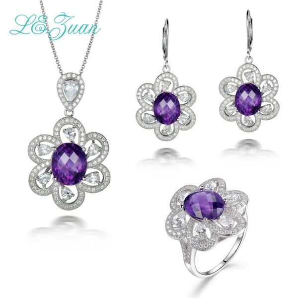 bracelet, earrings & necklace l&zuan set jewelry for women 925 sterling silver amethyst 7.25ct pendant necklace& 7.02ct drop earrings& 7.05c, Black
bracelet, earrings & necklace l&zuan set jewelry for women 925 sterling silver amethyst 7.25ct pendant necklace& 7.02ct drop earrings& 7.05c, Black