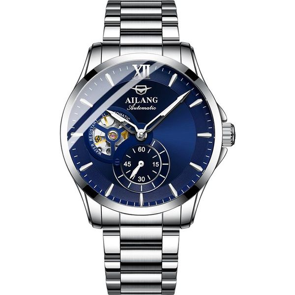 wristwatches 2021 ailang men's watch genuine automatic mechanical hollow design fashion luminous, Slivery;brown
wristwatches 2021 ailang men's watch genuine automatic mechanical hollow design fashion luminous, Slivery;brown