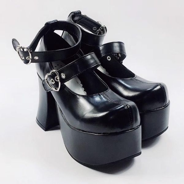 japanese harajuku 9cm high heels black punk square heel platform cosplay shoes lolita sweet lady pumps
japanese harajuku 9cm high heels black punk square heel platform cosplay shoes lolita sweet lady pumps