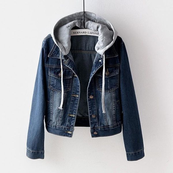 women's jackets 2021 spring denim jacket women long sleeve s 4xl 5xl slim blue hooded coat korean casual fashion autumn female short w3, Black;brown
women's jackets 2021 spring denim jacket women long sleeve s 4xl 5xl slim blue hooded coat korean casual fashion autumn female short w3, Black;brown