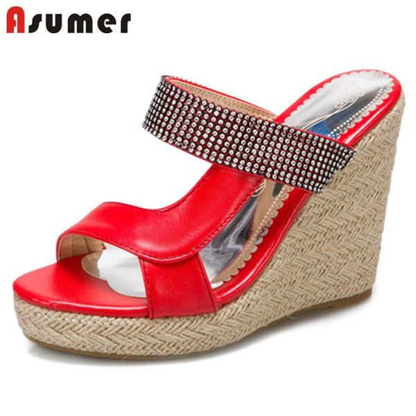 asumer big size 50 high heels wedges sandals women shoes crystal fashion summer casual party shoes women platform sandals, Black
asumer big size 50 high heels wedges sandals women shoes crystal fashion summer casual party shoes women platform sandals, Black