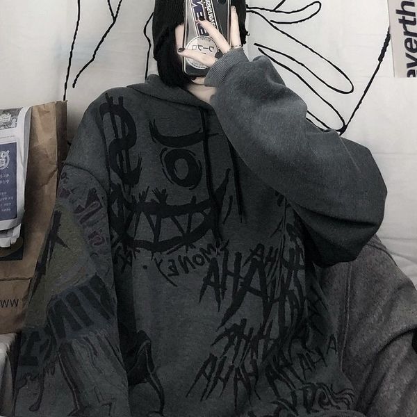 graffiti hoodie punk hoodies women japanese streetwear oversized hoodies cartoon print hoodie 2021 streetwear women, Black
graffiti hoodie punk hoodies women japanese streetwear oversized hoodies cartoon print hoodie 2021 streetwear women, Black