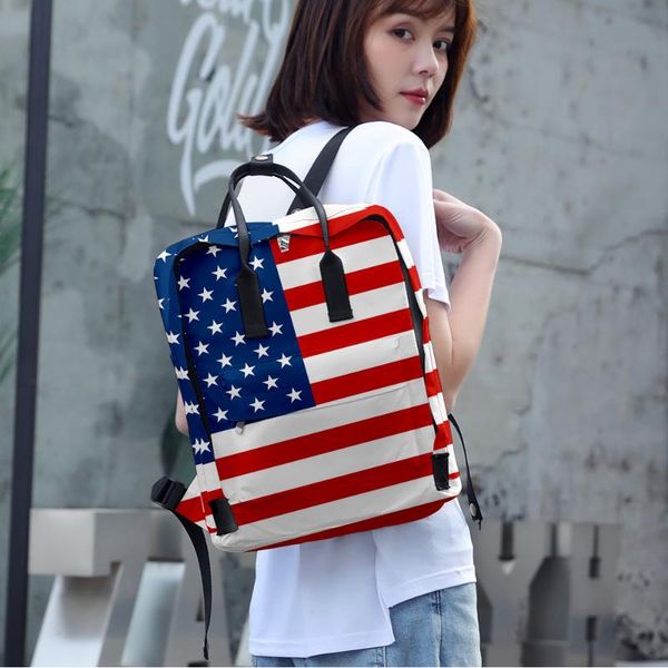 backpack fashion america flag teenager boys girls schoolbag handbag 3d print oxford waterproof cartoon travel lapbags
backpack fashion america flag teenager boys girls schoolbag handbag 3d print oxford waterproof cartoon travel lapbags