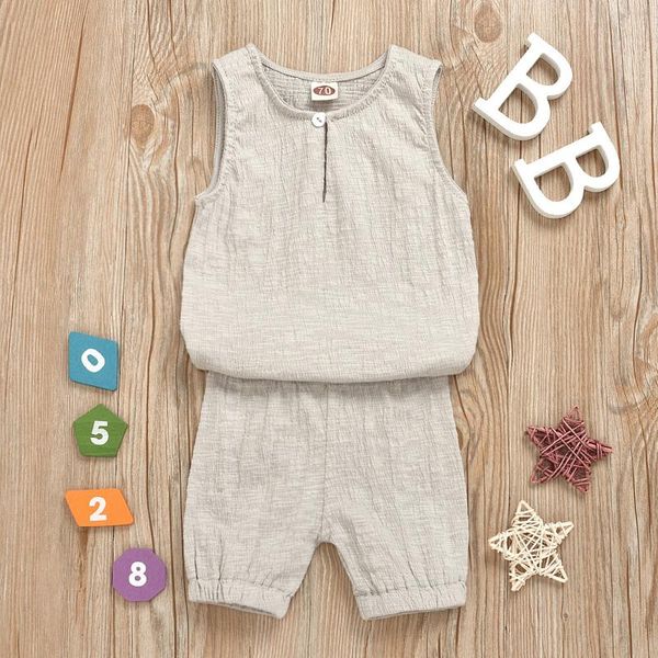 summer newborn infant baby girls boys clothes two piece solid color cotton linen sleeveless vest +short pants outfits set#p4, White
summer newborn infant baby girls boys clothes two piece solid color cotton linen sleeveless vest +short pants outfits set#p4, White