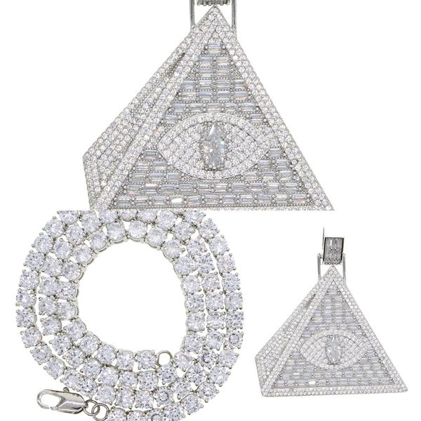 iced out women hip hop triangle pyramid pendant necklace engrave shiny cz turkish evil eye chocker necklace tennis chain gift x0509, Black
iced out women hip hop triangle pyramid pendant necklace engrave shiny cz turkish evil eye chocker necklace tennis chain gift x0509, Black