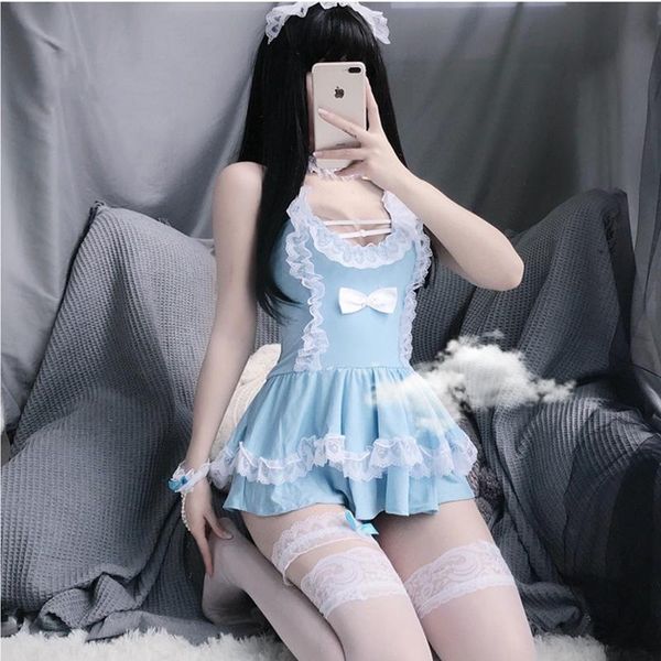 women's sleepwear cute underwear maid wears uniform lingerie cosplay french servant lolita babydoll dress erotic role play, Black;red
women's sleepwear cute underwear maid wears uniform lingerie cosplay french servant lolita babydoll dress erotic role play, Black;red