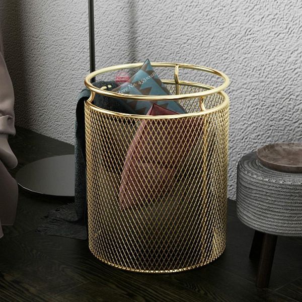 storage baskets quality waterproof laundry basket metal not fade golden gold color dirty clothes home creative organizer 40*55cm
storage baskets quality waterproof laundry basket metal not fade golden gold color dirty clothes home creative organizer 40*55cm