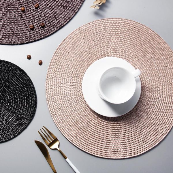 mats & pads woven place mat round heat insulation table environmental protection plate bowl cup european
mats & pads woven place mat round heat insulation table environmental protection plate bowl cup european
