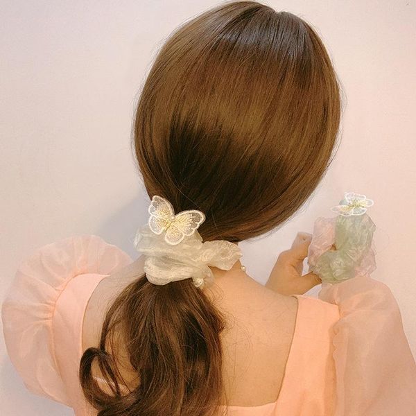 hair accessories girl butterfly large intestine circle embroidery mesh headband headdress simple and versatile pig, Slivery;white
hair accessories girl butterfly large intestine circle embroidery mesh headband headdress simple and versatile pig, Slivery;white