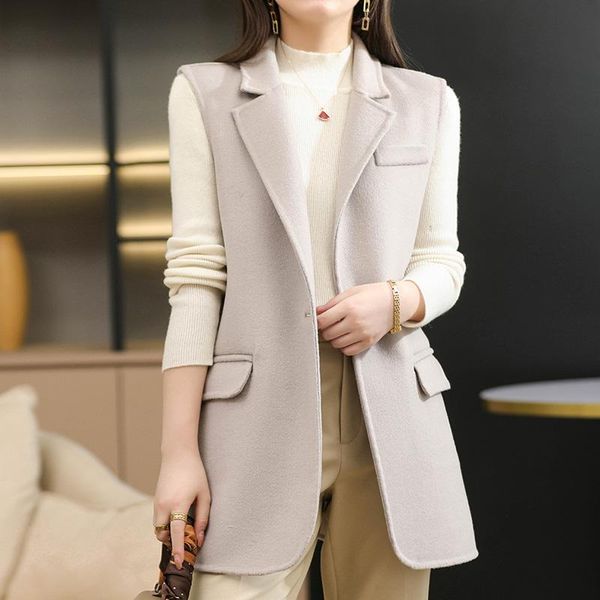 women's vests meetmetro 100% merino wool women vest winter woolen sleeveless autumn blend solid outwear korean style, Black;white
women's vests meetmetro 100% merino wool women vest winter woolen sleeveless autumn blend solid outwear korean style, Black;white