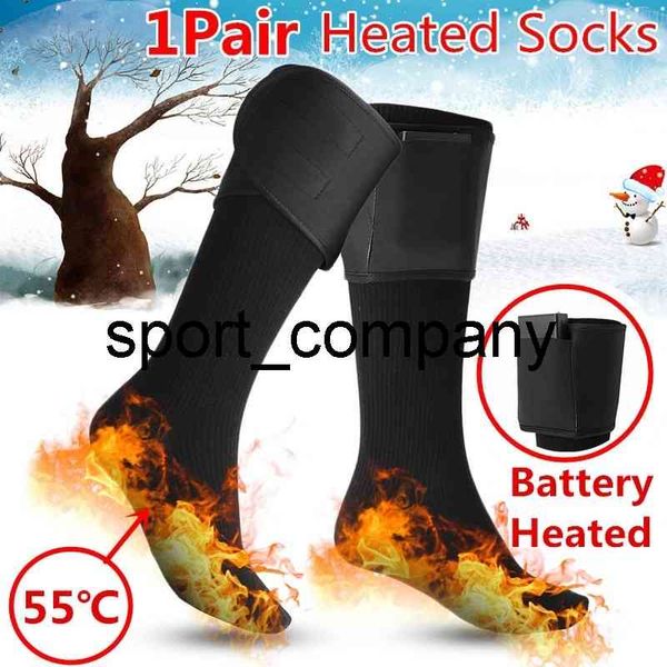 1 pair heated socks winter electric rechargeable battery leg heating warmer socks feet thermal cycling sport for men and women, Black
1 pair heated socks winter electric rechargeable battery leg heating warmer socks feet thermal cycling sport for men and women, Black