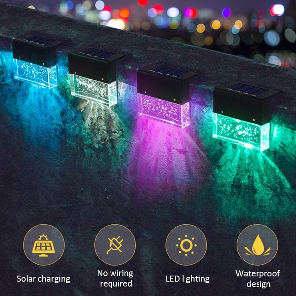solar lamps 4/6pcs lamp outdoor courtyard household garden decoration led colorful rainproof landscape stair step lighting
solar lamps 4/6pcs lamp outdoor courtyard household garden decoration led colorful rainproof landscape stair step lighting