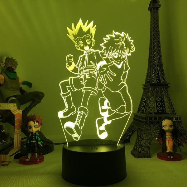 night lights manga 3d lamp for anime x gon and killua figure nightlight kid bedroom decor lighting child gift table
night lights manga 3d lamp for anime x gon and killua figure nightlight kid bedroom decor lighting child gift table