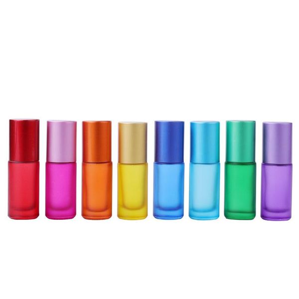 storage bottles & jars 30 pcs thick glass roller bottle portable frosted colorful essential oil perfume vial travel refillable roll on 5 ml
storage bottles & jars 30 pcs thick glass roller bottle portable frosted colorful essential oil perfume vial travel refillable roll on 5 ml