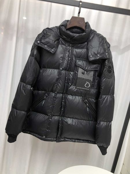 monclair men hooded down coat thick soft warm double zipper waterproof parkas side white letters design jacket size 12345, Black
monclair men hooded down coat thick soft warm double zipper waterproof parkas side white letters design jacket size 12345, Black