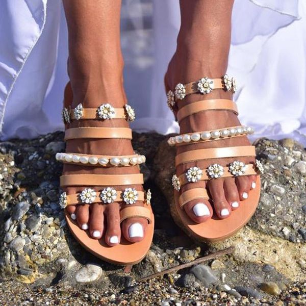 slippers beaded flower women flats summer casual flip flops flowers pearl woman flat shoes 43 plus size beach, Black
slippers beaded flower women flats summer casual flip flops flowers pearl woman flat shoes 43 plus size beach, Black