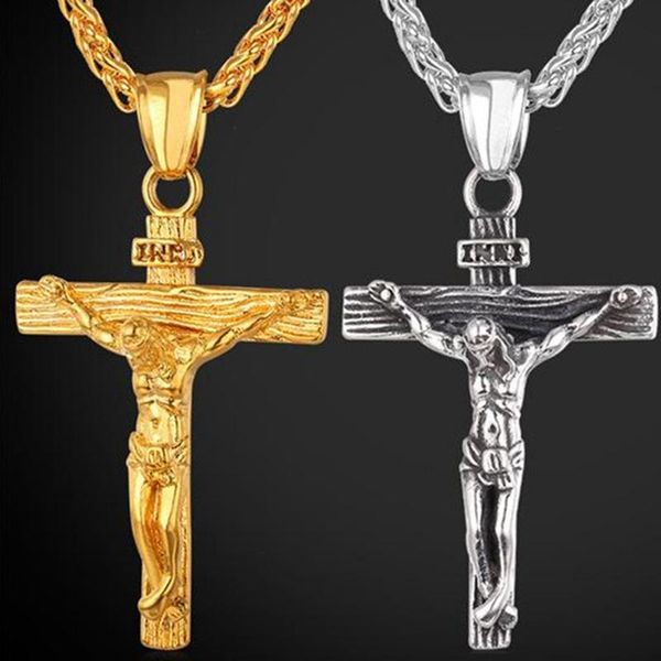 pendant necklaces religious jesus cross necklace for men 2021 fashion gold and cute pendent with chain jewelry gifts, Silver
pendant necklaces religious jesus cross necklace for men 2021 fashion gold and cute pendent with chain jewelry gifts, Silver