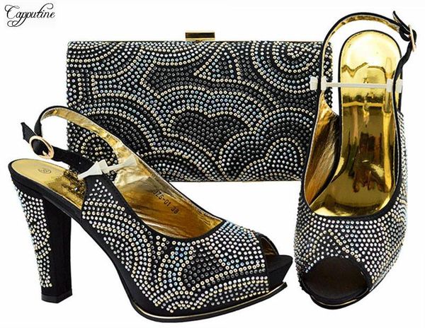 dress shoes excellent black high heel sandal and bag set with rhinestones for wedding/party mm1072 height 11.5cm
dress shoes excellent black high heel sandal and bag set with rhinestones for wedding/party mm1072 height 11.5cm