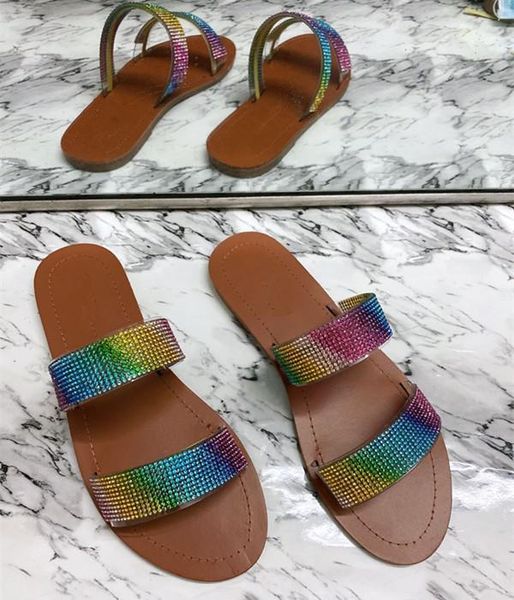 sandals colorful diamond women's slippers european and american 2021 line-styled flat shoes a pedal 43 large size1, Black;red
sandals colorful diamond women's slippers european and american 2021 line-styled flat shoes a pedal 43 large size1, Black;red
