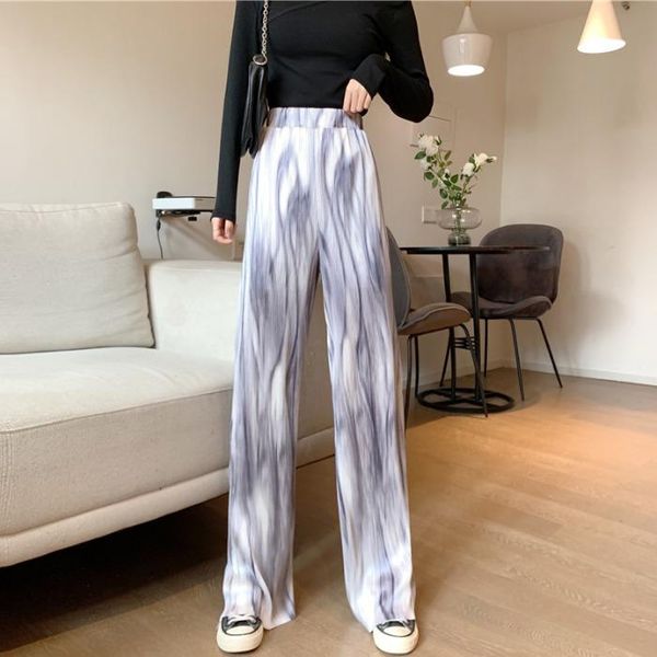 women's pants & capris autumn and winter temperament high waist drape feeling wide leg casual for women, Black;white
women's pants & capris autumn and winter temperament high waist drape feeling wide leg casual for women, Black;white