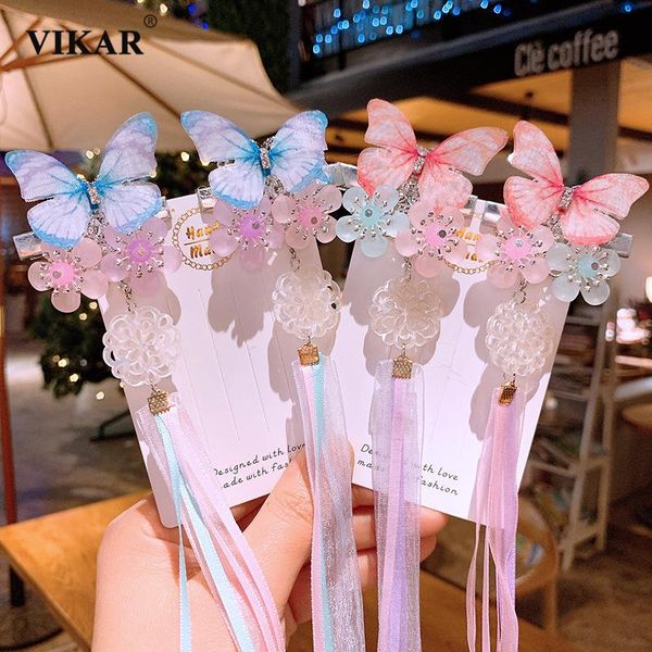 2pcs/set new women cute butterfly tassel hairpins clips for gilrs sweet colorful hairpins barrettes fashion hair accessories, Slivery;white
2pcs/set new women cute butterfly tassel hairpins clips for gilrs sweet colorful hairpins barrettes fashion hair accessories, Slivery;white