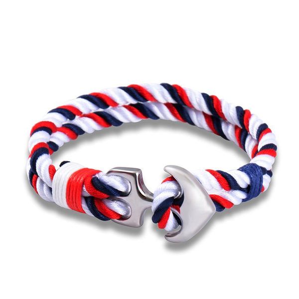 new stainless steel anchor bracelets men nautical survival rope chain paracord bracelet male wrap metal sport hooks jllwmd 
new stainless steel anchor bracelets men nautical survival rope chain paracord bracelet male wrap metal sport hooks jllwmd