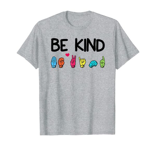 in a world where you can be anything be kind sign language t-shirt, White;black
in a world where you can be anything be kind sign language t-shirt, White;black