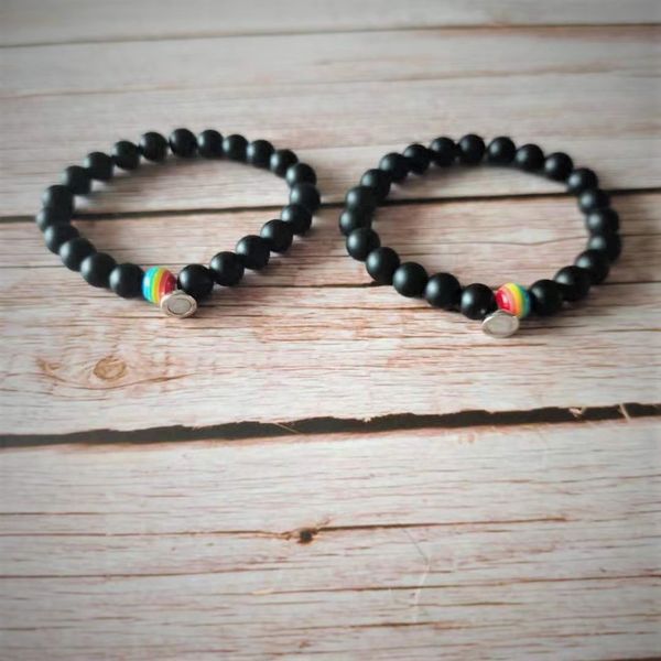 70% off new rainbow bead ball magnet buckle men's and women's bracelet elastic mutual attraction bracelet set, Black
70% off new rainbow bead ball magnet buckle men's and women's bracelet elastic mutual attraction bracelet set, Black