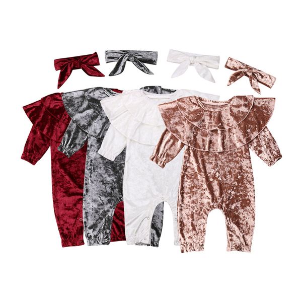 baby spring autumn clothing infant baby girl boy velvet romper long sleeve jumpsuit+headband ruffled collar clothes outfits, Blue
baby spring autumn clothing infant baby girl boy velvet romper long sleeve jumpsuit+headband ruffled collar clothes outfits, Blue