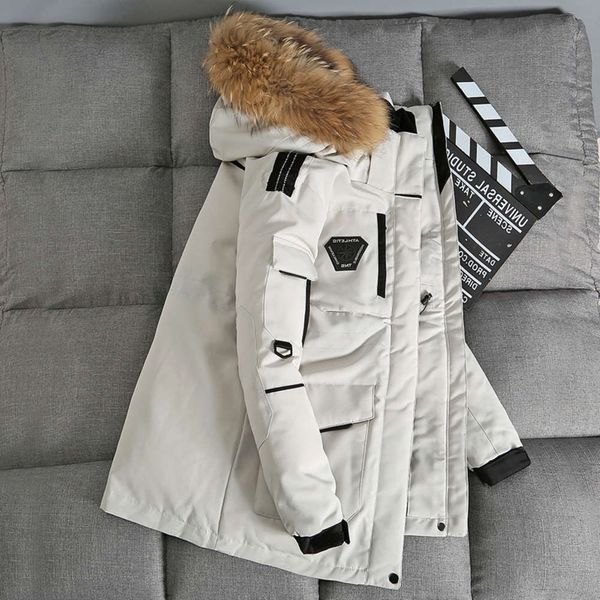 canadian designer mens fashion workwear style young puffer jacket short thicken outdoor warm winter white duck down coats, Black
canadian designer mens fashion workwear style young puffer jacket short thicken outdoor warm winter white duck down coats, Black