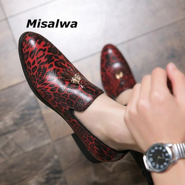 dress shoes misalwa leopard print men loafers plus size 38 48 tassel flats for spring summer red yellow wild british, Black
dress shoes misalwa leopard print men loafers plus size 38 48 tassel flats for spring summer red yellow wild british, Black