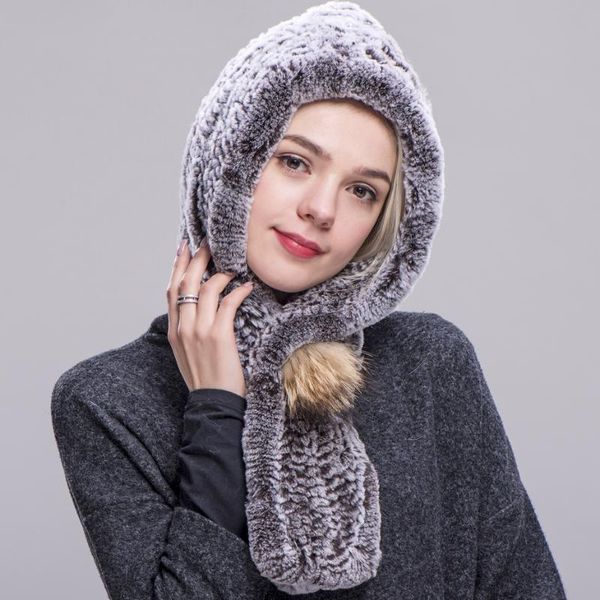 scarves fxfurs real rex fur hooded scarf knitted fashion women winter hat pompom cap female, Blue;gray
scarves fxfurs real rex fur hooded scarf knitted fashion women winter hat pompom cap female, Blue;gray