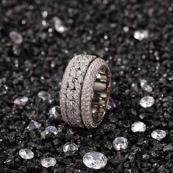 rotatable cuban ring fashion hip hop jewelry mens gold silver diamond iced out rings
rotatable cuban ring fashion hip hop jewelry mens gold silver diamond iced out rings