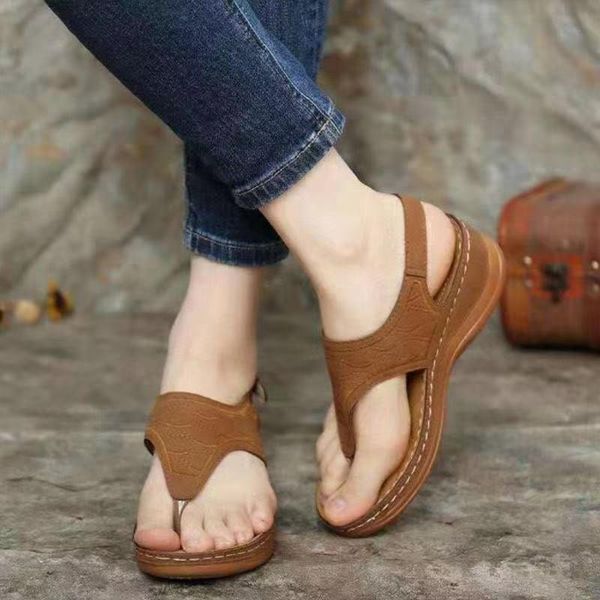 sandals women platform flip flops slippers casual toe embroidery thread leather female large size flat wedges ladies, Black
sandals women platform flip flops slippers casual toe embroidery thread leather female large size flat wedges ladies, Black
