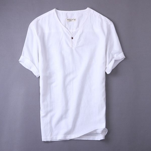 2021 new vero linho camisa dos da marca de manga curta t camisas para homens casual slido t-camisa masculina tendncia camiseta qa77, White
2021 new vero linho camisa dos da marca de manga curta t camisas para homens casual slido t-camisa masculina tendncia camiseta qa77, White