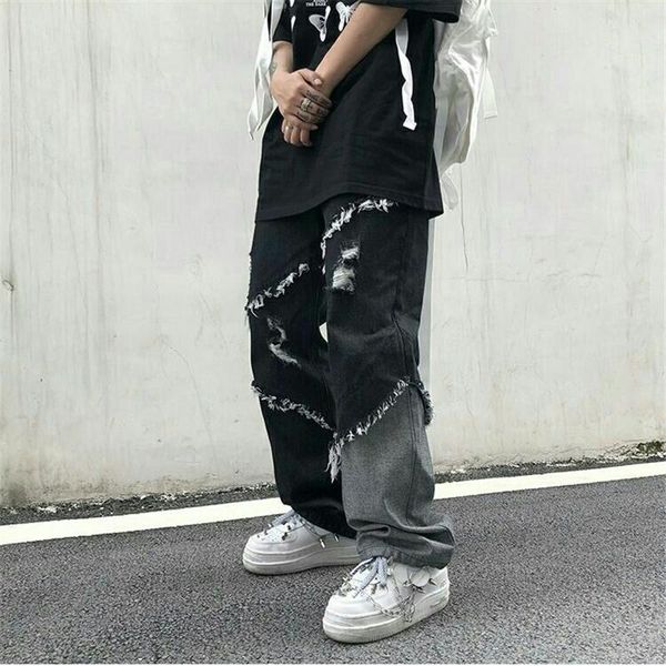 men's jeans men hip hop loose straight tooling wide-leg denim trousers high street man's clothes baggy pants streetwear, Blue
men's jeans men hip hop loose straight tooling wide-leg denim trousers high street man's clothes baggy pants streetwear, Blue