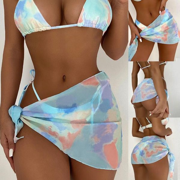 women's swimwear women tie-dye print bikini beachwear silk scarf mesh smock skirt for vacation swiming pool beach retro bathing suit5.1, White;black
women's swimwear women tie-dye print bikini beachwear silk scarf mesh smock skirt for vacation swiming pool beach retro bathing suit5.1, White;black