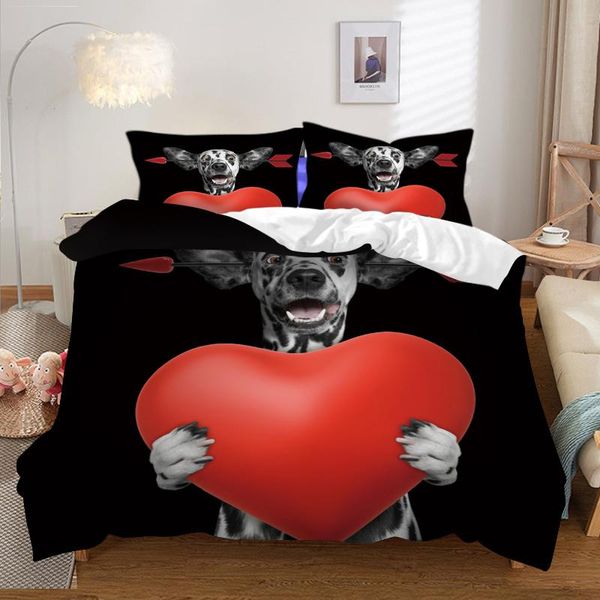 bedding sets 3d fashion digital printing animal dog bed cover pillow case twin full king size home textile duvet
bedding sets 3d fashion digital printing animal dog bed cover pillow case twin full king size home textile duvet