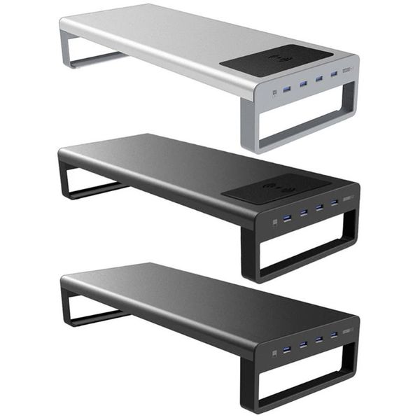 hubs h7ja wireless charger base holder aluminum alloy computer lapstand usb 3.0 4 port monitor bracket 
hubs h7ja wireless charger base holder aluminum alloy computer lapstand usb 3.0 4 port monitor bracket