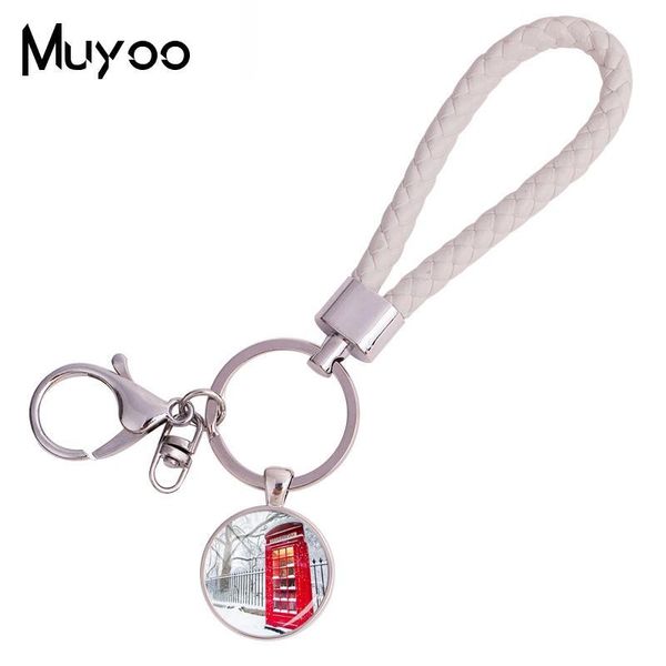 keychains 2021 telephone booth leather rope keychain glass po key ring hand craft jewelry art silver
keychains 2021 telephone booth leather rope keychain glass po key ring hand craft jewelry art silver