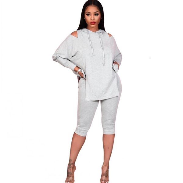 set of two pieces female hoodies and knee length 2 piece outfits fall fashion new hollow lounge wear joint 39ze, Gray
set of two pieces female hoodies and knee length 2 piece outfits fall fashion new hollow lounge wear joint 39ze, Gray