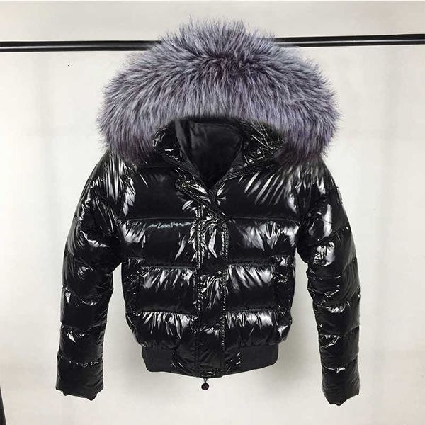 fashion winter jacket women big fur hooded down parkas glossy female jacket short outwear winter waterproof coat woman new 201007, Black
fashion winter jacket women big fur hooded down parkas glossy female jacket short outwear winter waterproof coat woman new 201007, Black