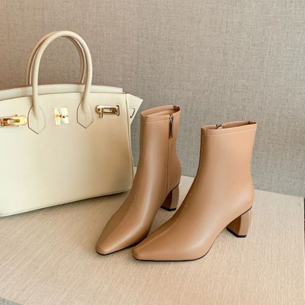 small size 33-41 women genuine leather ankle boots shoes thick high heels fashion winter autumn kadies footwear, Black
small size 33-41 women genuine leather ankle boots shoes thick high heels fashion winter autumn kadies footwear, Black