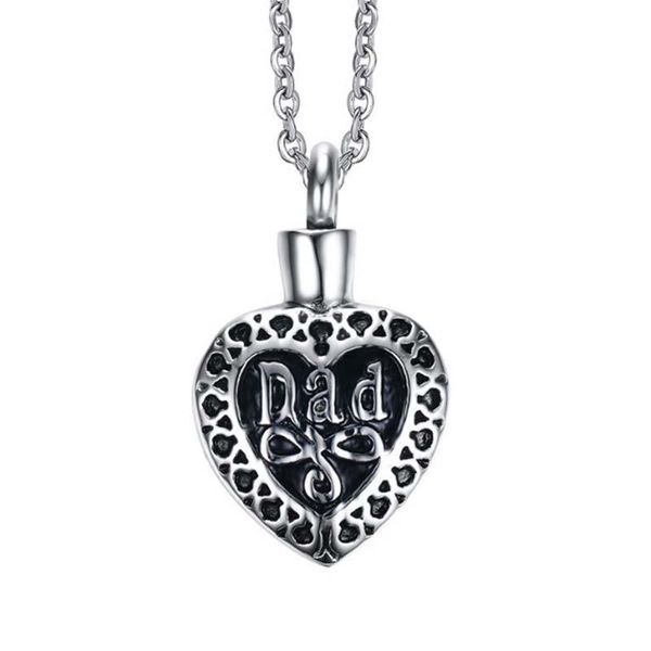 pendant necklaces urn animal stainless steel heart dad letter forever pet fashion jewelry fathers day gifts 2021, Silver
pendant necklaces urn animal stainless steel heart dad letter forever pet fashion jewelry fathers day gifts 2021, Silver