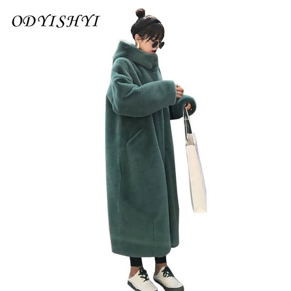 imitation mink velvet luxury faux fur coats parkas women winter thick loose warm outwear plush hooded jacket female 211220, Black
imitation mink velvet luxury faux fur coats parkas women winter thick loose warm outwear plush hooded jacket female 211220, Black