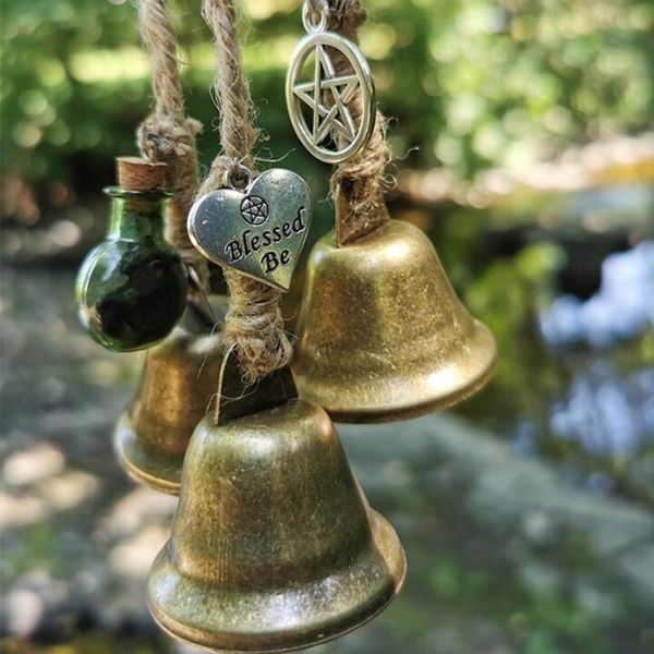 decorative objects & figurines 1pc wind chimes pendants amulet blessing bells evil spirit witch home wall hanging witchcraft decor gift#40
decorative objects & figurines 1pc wind chimes pendants amulet blessing bells evil spirit witch home wall hanging witchcraft decor gift#40