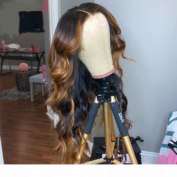 remy 13x4 6 transparent lace front wig water wave ombre brown highlight u part wig preplucked with baby hair bleached knots, Black;brown
remy 13x4 6 transparent lace front wig water wave ombre brown highlight u part wig preplucked with baby hair bleached knots, Black;brown